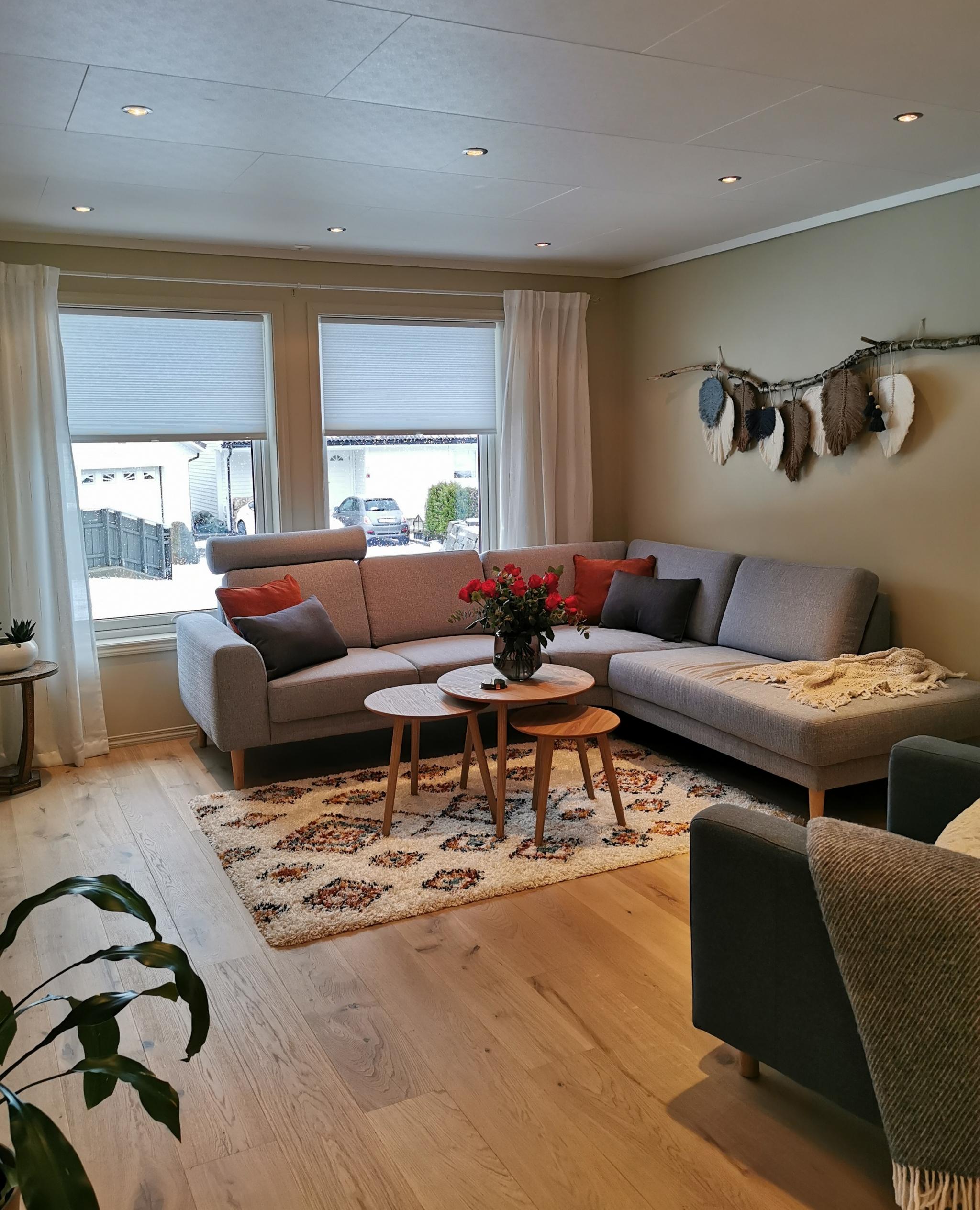 Stue sett fra kjøkken